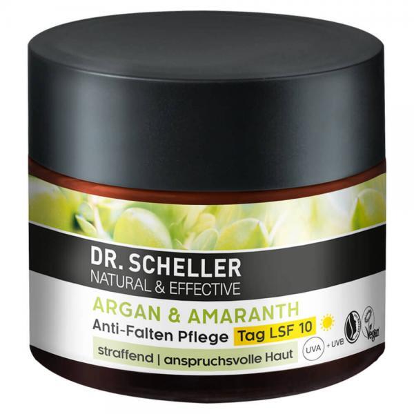 Olio di Argan Amaranto Crema Giorno Antirughe con SPF 10 - Dr. Scheller