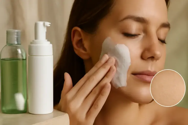 Perché usare una mousse detergente bio al posto del gel? Il beneficio su pori e barriera cutanea
